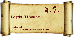Magda Tihamér névjegykártya